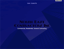 Tablet Screenshot of northeastcontractorsinc.com
